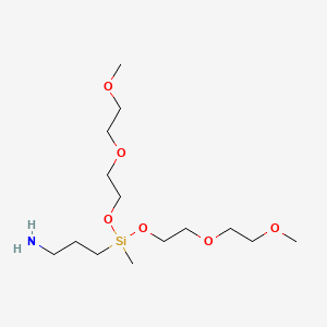 9-[2-(2-Methoxyethoxy)ethoxy]-9-methyl-2,5,8-trioxa-9-siladodecan-12-amine