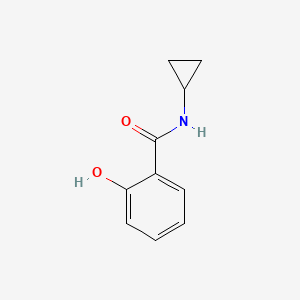 molecular formula C10H11NO2 B1268513 N-环丙基-2-羟基苯甲酰胺 CAS No. 440111-82-0