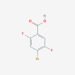 molecular formula C7H3BrF2O2 B1268514 4-Bromo-2,5-difluorobenzoic acid CAS No. 28314-82-1
