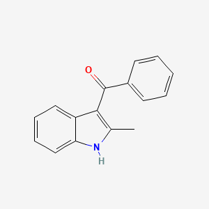 molecular formula C16H13NO B1268516 3-Benzoyl-2-methylindole CAS No. 26211-73-4