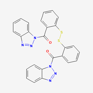 Benzotriazolyl 2-((2-(benzotriazolylcarbonyl)phenyl)disulfanyl)phenyl ketone