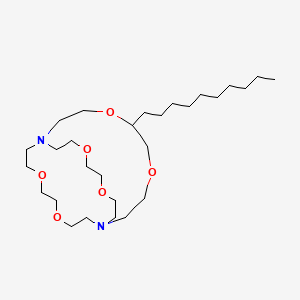 5-Decyl-4,7,13,16,21,24-hexaoxa-1,10-diazabicyclo(8.8.8)hexacosane