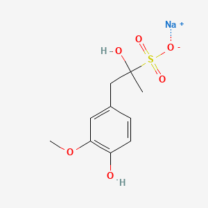 Sodium alpha,4-dihydroxy-3-methoxy-alpha-methylbenzeneethanesulphonate