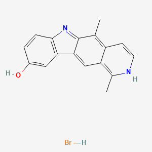 1,5-Dimethyl-6H-pyrido(4,3-b)carbazol-9-ol hydrobromide