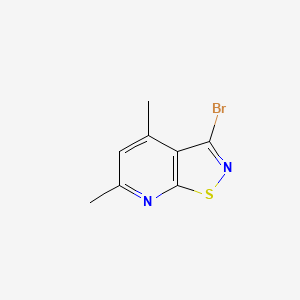 3-Bromo-4,6-dimethylisothiazolo[5,4-b]pyridine