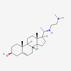 Pregn-5-en-3-ol, 20-((2-(dimethylamino)ethyl)amino)-, (3beta,20S)-