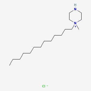 1-Methyl-1-tridecylpiperazinium chloride