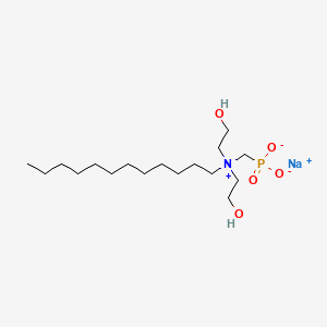 Dodecylbis(2-hydroxyethyl)(phosphonatomethyl)ammonium, monosodium salt