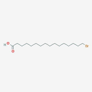 molecular formula C16H31BrO2 B1268533 16-Bromhexadecansäure CAS No. 2536-35-8