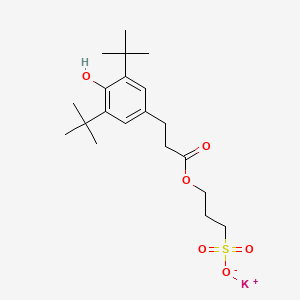 Potassium 3-sulphonatopropyl 3-(3,5-di-tert-butyl-4-hydroxyphenyl)propionate