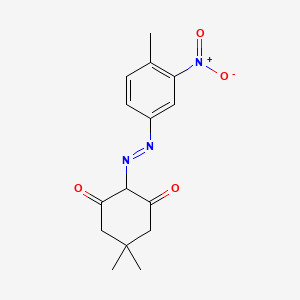 5,5-Dimethyl-2-[(4-methyl-3-nitrophenyl)azo]cyclohexane-1,3-dione