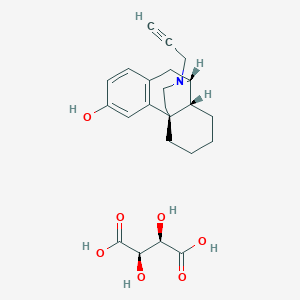 (-)-17-(2-Propynyl)morphinan-3-ol tartrate