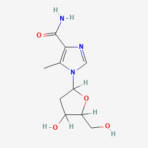 1-(4-Hydroxy-5-hydroxymethyl-tetrahydro-furan-2-yl)-5-methyl-1H-imidazole-4-carboxylic acid amide