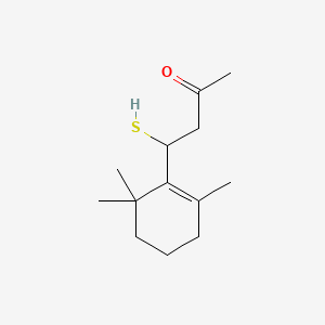 4-Mercapto-4-(2,6,6-trimethyl-1-cyclohexen-1-yl)butan-2-one