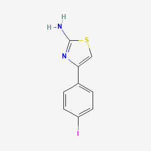 molecular formula C9H7IN2S B1268563 4-(4-Iodophenyl)-1,3-thiazol-2-amine CAS No. 31699-14-6