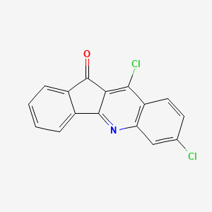 7,10-Dichloro-11H-indeno(1,2-b)quinolin-11-one