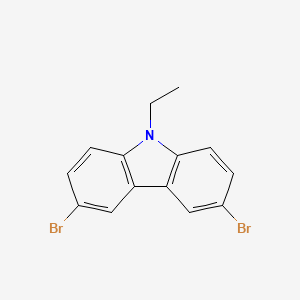 molecular formula C14H11Br2N B1268581 3,6-Dibromo-9-ethylcarbazole CAS No. 33255-13-9