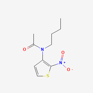 Acetamide, N-butyl-N-(2-nitro-3-thienyl)-