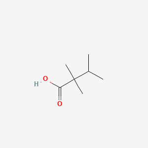 molecular formula C7H14O2 B1268588 2,2,3-三甲基丁酸 CAS No. 49714-52-5
