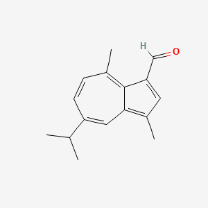 molecular formula C16H18O B1268590 5-异丙基-3,8-二甲基茚满-1-甲醛 CAS No. 3331-47-3