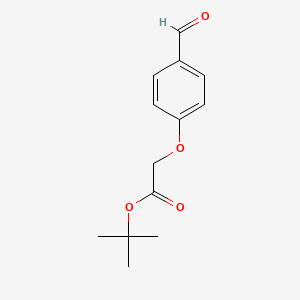 molecular formula C13H16O4 B1268591 叔丁基2-(4-甲酰苯氧基)乙酸酯 CAS No. 276884-77-6