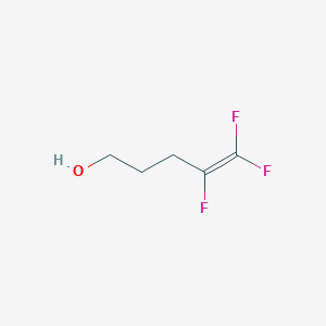 molecular formula C5H7F3O B012686 4,5,5-Trifluoropent-4-en-1-ol CAS No. 109993-33-1