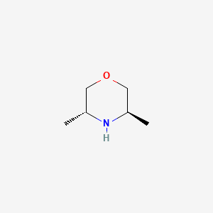 molecular formula C6H13NO B1268617 (3R,5R)-3,5-二甲基吗啉 CAS No. 591779-91-8
