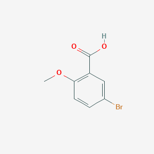 molecular formula C8H7BrO3 B1268626 5-溴-2-甲氧基苯甲酸 CAS No. 2476-35-9