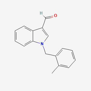 B1268637 1-(2-methylbenzyl)-1H-indole-3-carbaldehyde CAS No. 428495-34-5