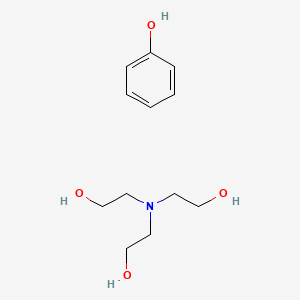 2-[Bis(2-hydroxyethyl)amino]ethanol;phenol