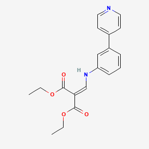 Diethyl (((3-(4-pyridyl)phenyl)amino)methylene)malonate