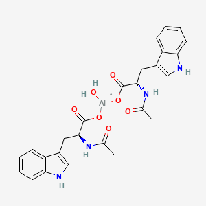 Bis(N-acetyl-L-tryptophanato-O,ON)hydroxyaluminium