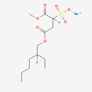 Butanedioic acid, sulfo-, 4-(2-ethylhexyl) 1-methyl ester, sodium salt