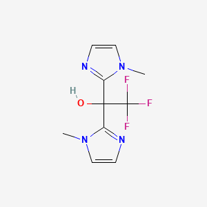 1-Methyl-alpha-(1-methyl-1H-imidazol-2-yl)-alpha-(trifluoromethyl)-1H-imidazole-2-methanol