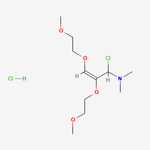 1-Chloro-2,3-bis(2-methoxyethoxy)-N,N-dimethylallylamine hydrochloride