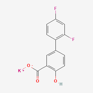 Potassium 2',4'-difluoro-4-hydroxy(1,1'-biphenyl)-3-carboxylate