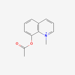 8-(Acetyloxy)-1-methyl-quinolinium