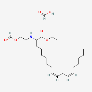 2-((2-(Formyloxy)ethyl)amino)ethyl (9Z,12Z)-octadeca-9,12-dienoate, formate