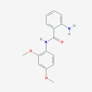 molecular formula C15H16N2O3 B1268653 2-Amino-n-(2,4-dimethoxyphenyl)benzamide CAS No. 93988-27-3