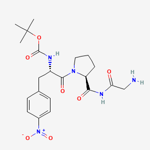 N-(tert-Butoxycarbonyl)glycyl-4-nitro-3-phenyl-L-alanyl-L-prolinamide