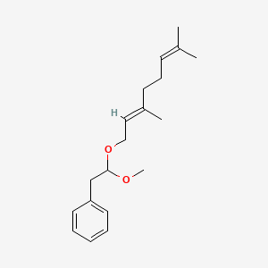 (E)-(2-(3,7-Dimethyl-2,6-octadienyloxy)-2-methoxyethyl)benzene