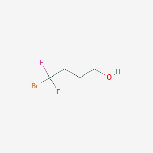 molecular formula C4H7BrF2O B126866 4-Bromo-4,4-difluorobutan-1-ol CAS No. 155957-60-1