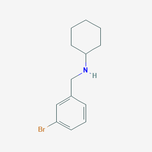 molecular formula C13H18BrN B1268665 (3-Bromobenzyl)cyclohexylamine CAS No. 59507-52-7
