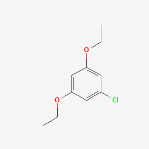 molecular formula C10H13ClO2 B12686661 1-Chloro-3,5-diethoxybenzene CAS No. 50375-08-1