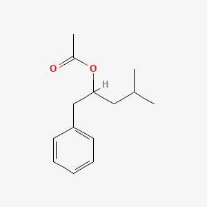 1-Benzyl-3-methylbutyl acetate