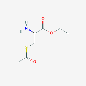 molecular formula C7H13NO3S B12686892 S-Acetylcysteine ethylester CAS No. 89895-86-3