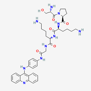 L-Seryl-L-prolyl-L-lysyl-L-lysyl-N-(4-(9-acridinylamino)phenyl)glycinamide