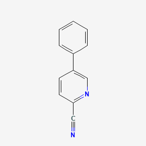 molecular formula C12H8N2 B1268695 5-苯基吡啶-2-碳腈 CAS No. 39065-45-7