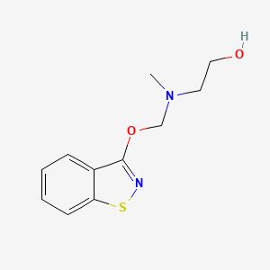 2-[[(1,2-Benzisothiazol-3-yloxy)methyl]methylamino]ethanol