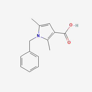 B1268697 1-benzyl-2,5-dimethyl-1H-pyrrole-3-carboxylic acid CAS No. 3807-61-2